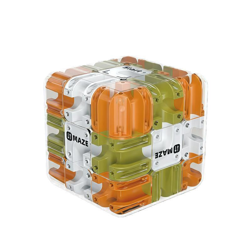 3D Ball Maze Cube Puzzle Educational Logic Cube for Kids Parent Child Battle Game Stress Relief Toy for Logical Thinking Training