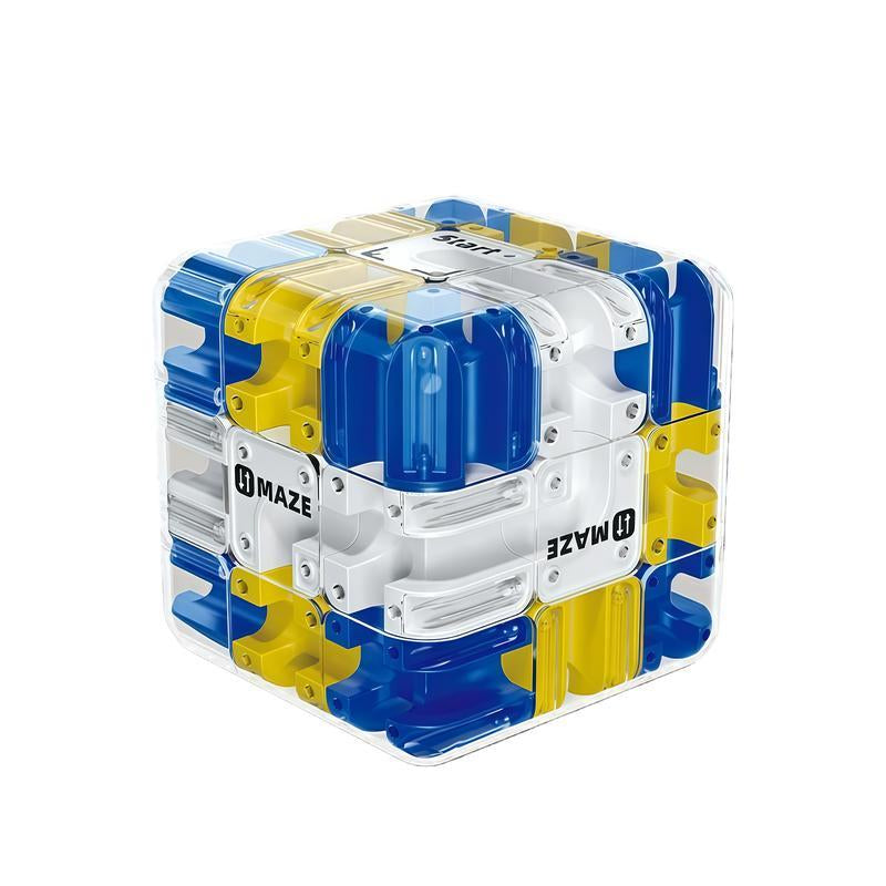 3D Ball Maze Cube Puzzle Educational Logic Cube for Kids Parent Child Battle Game Stress Relief Toy for Logical Thinking Training
