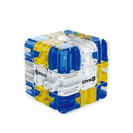 3D Ball Maze Cube Puzzle Educational Logic Cube for Kids Parent Child Battle Game Stress Relief Toy for Logical Thinking Training